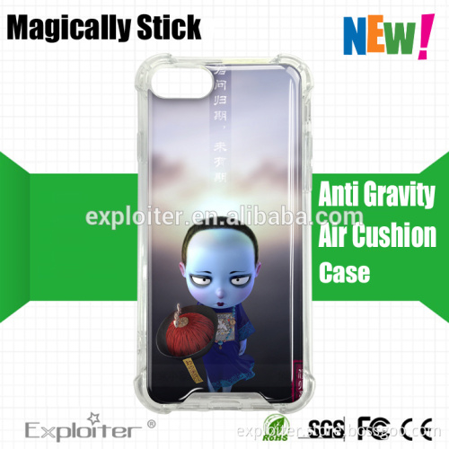New arrivals Shenzhen 360 degree two sides full body protective cell phone case clear crystal soft tpu for iphone 7